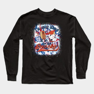 I'm Just Here For The Snacks Baseball 4th Of July Hot Dog Long Sleeve T-Shirt